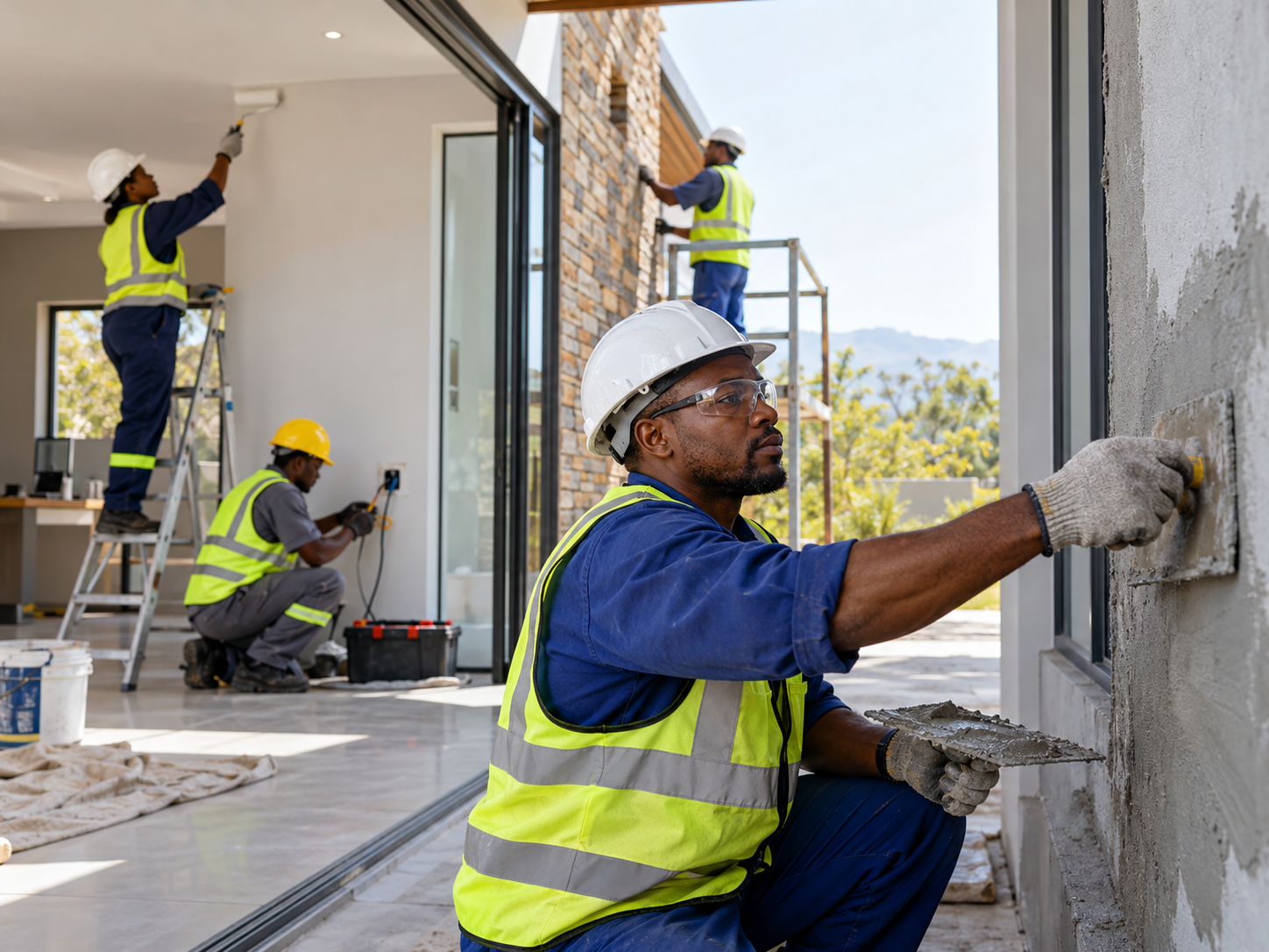 Construction, repairs and maintenance services