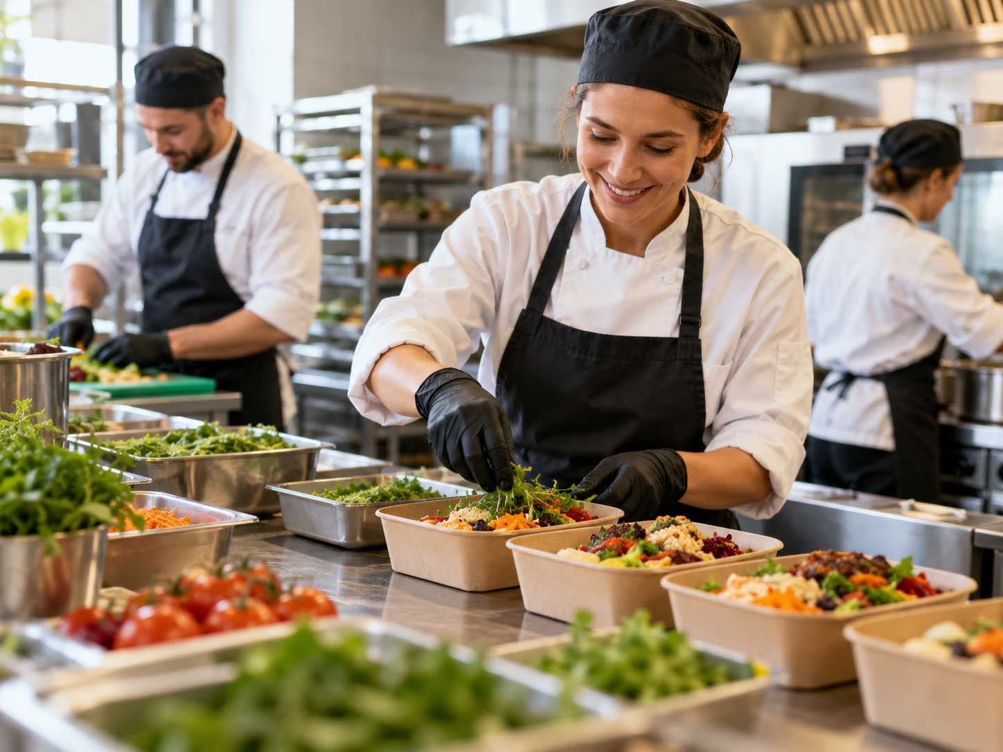 Catering, food services and food processing